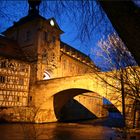 Altes Rathaus im Dunkeln