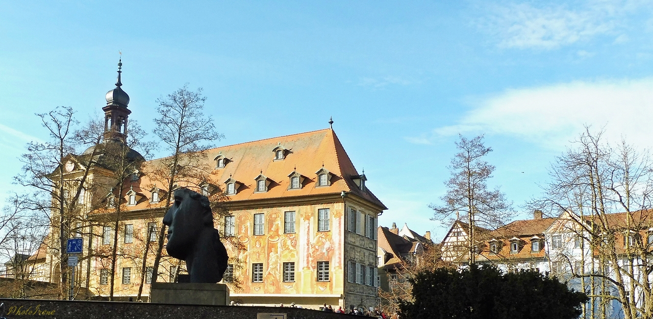 altes Rathaus in Bamberg zum blue Monday 