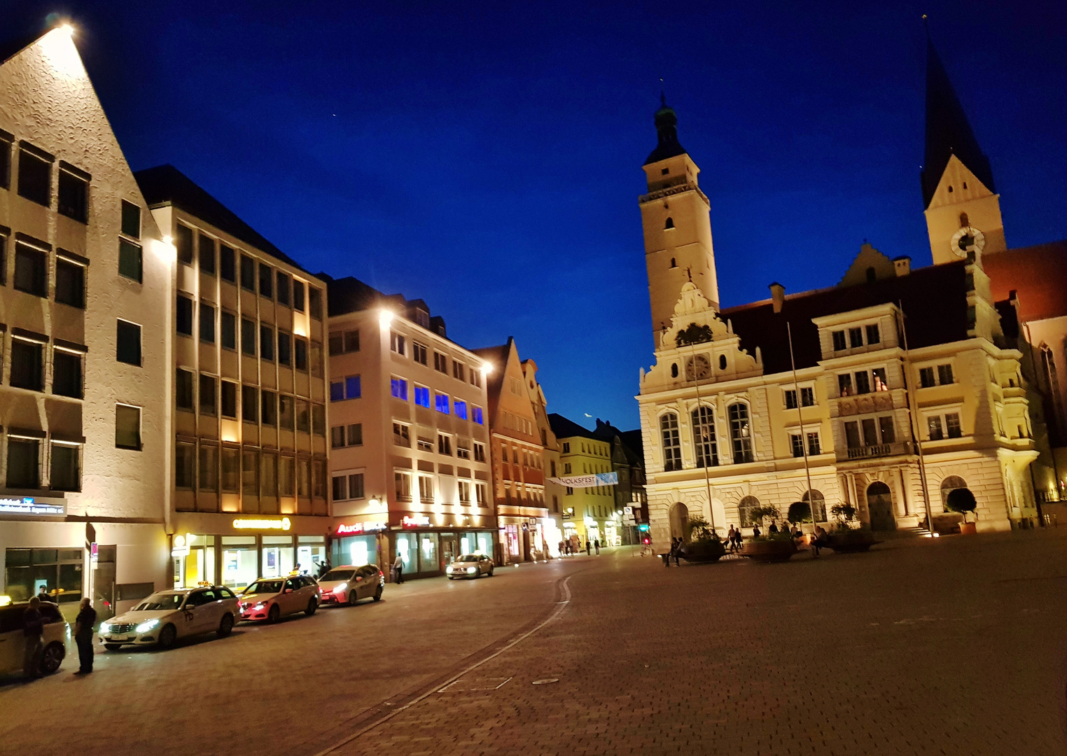 Altes Rathaus Ingolstadt bei Nacht