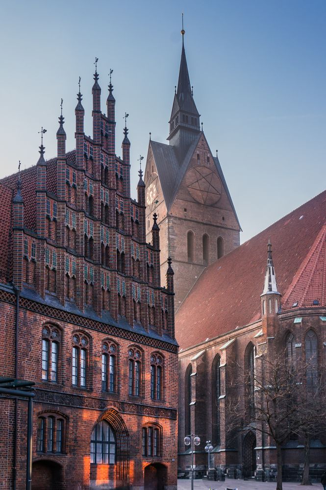 Altes Rathaus und Marktkirche - Hannover