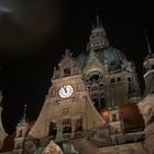 Altes Rathhaus in Hannover bei Nacht