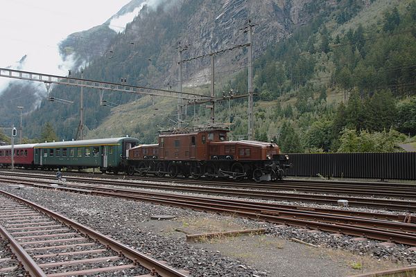 Altes Rollmaterial in Bewegung