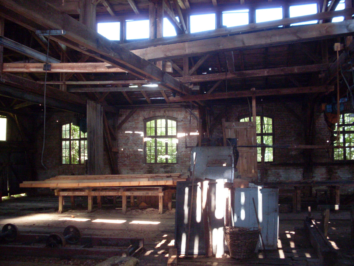 altes Sägewerk in "Hütte"