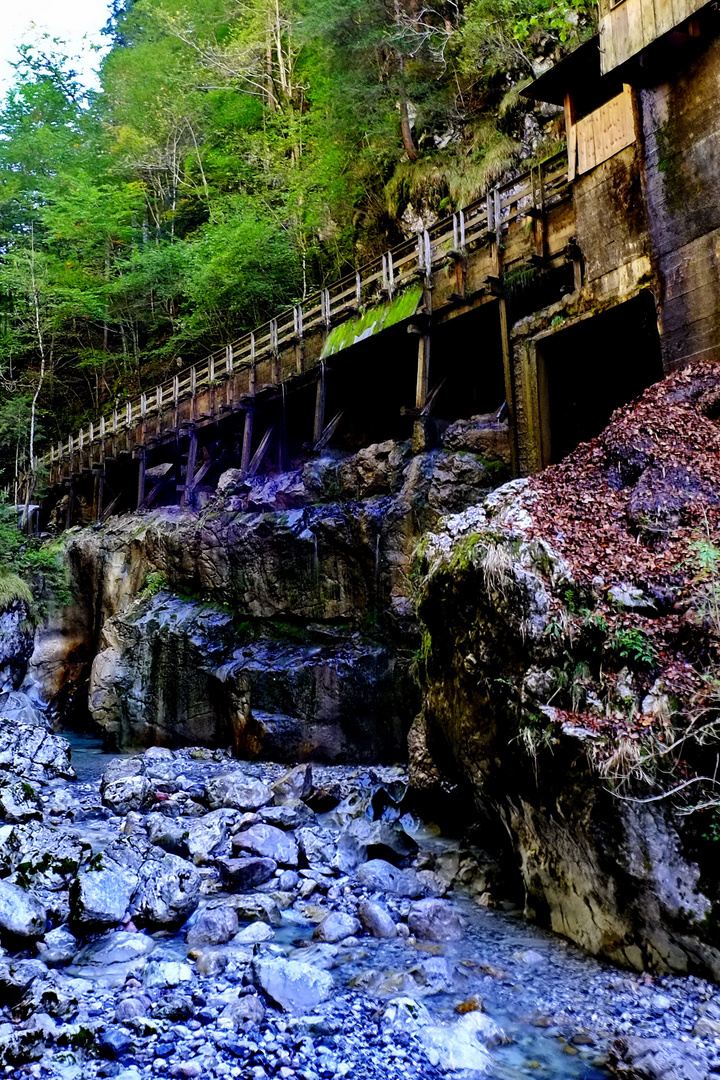 altes Sägewerk Seisenbergklamm