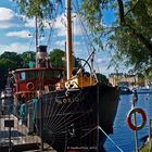 Altes Schiff am Kai Skeppsholmen