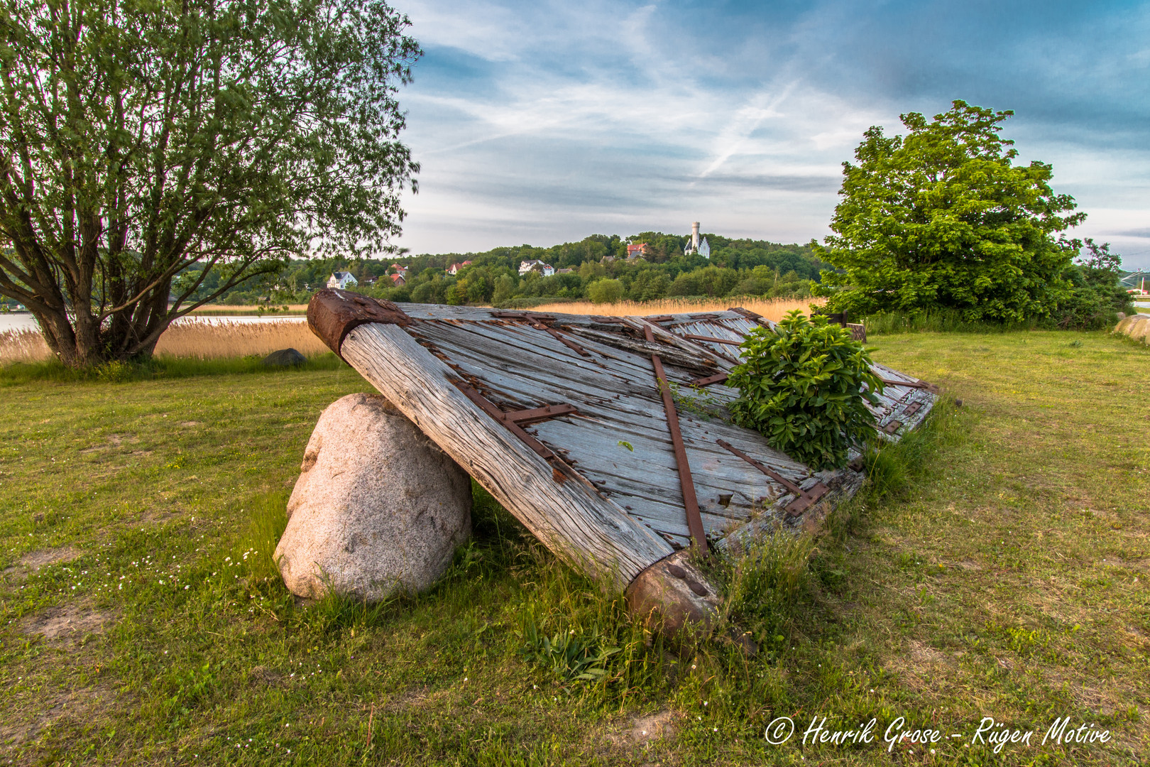 altes Schleusentoor in Rente