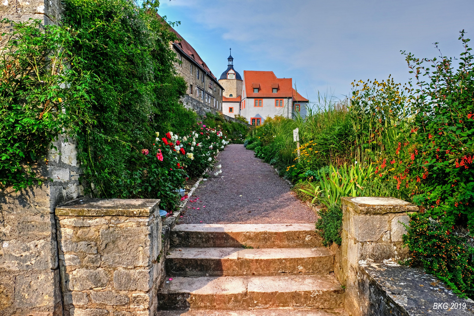 Altes Schloss Dornburg im Augustfarbenzauber