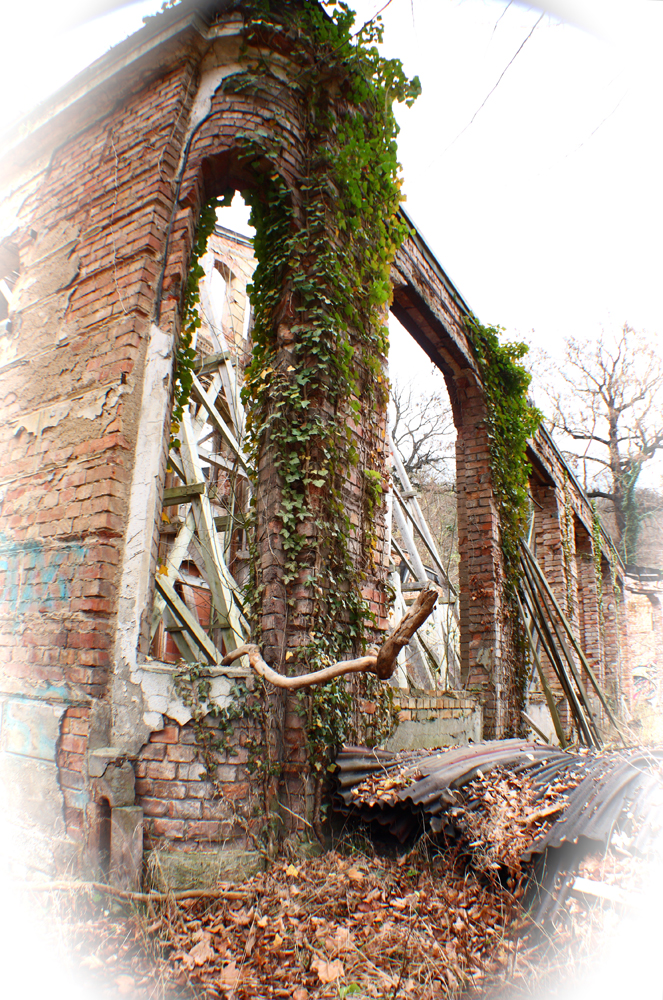 altes Schwimmbad, Halle (Pavillon?)