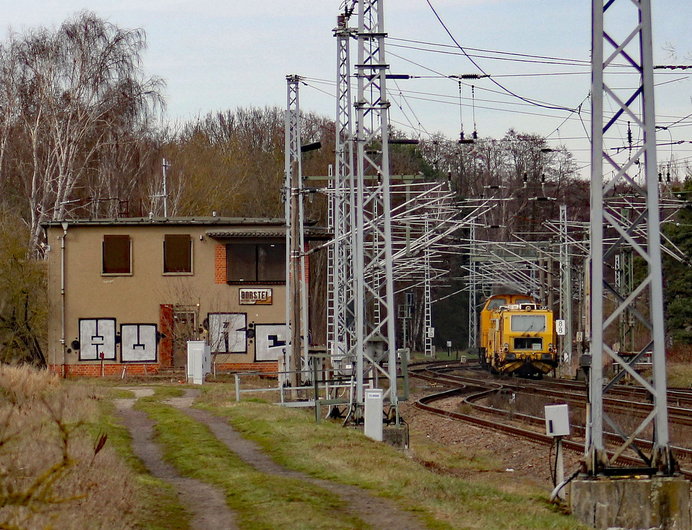 Altes Stellwerk in Stendal Borstel