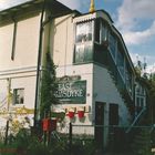 Altes Stellwerk und ehemaliges Haus des Künstlers James Donnachie in Höxter, 1993