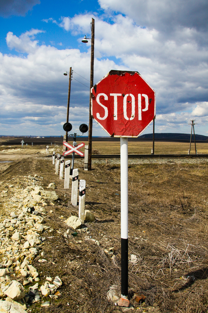 Altes Stopschild