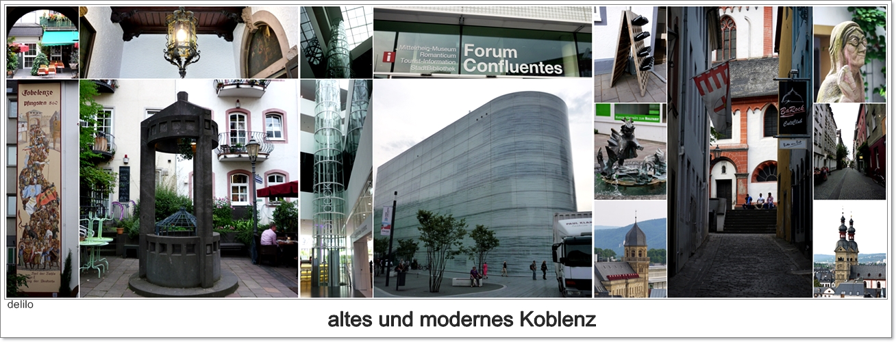 altes und modernes Koblenz