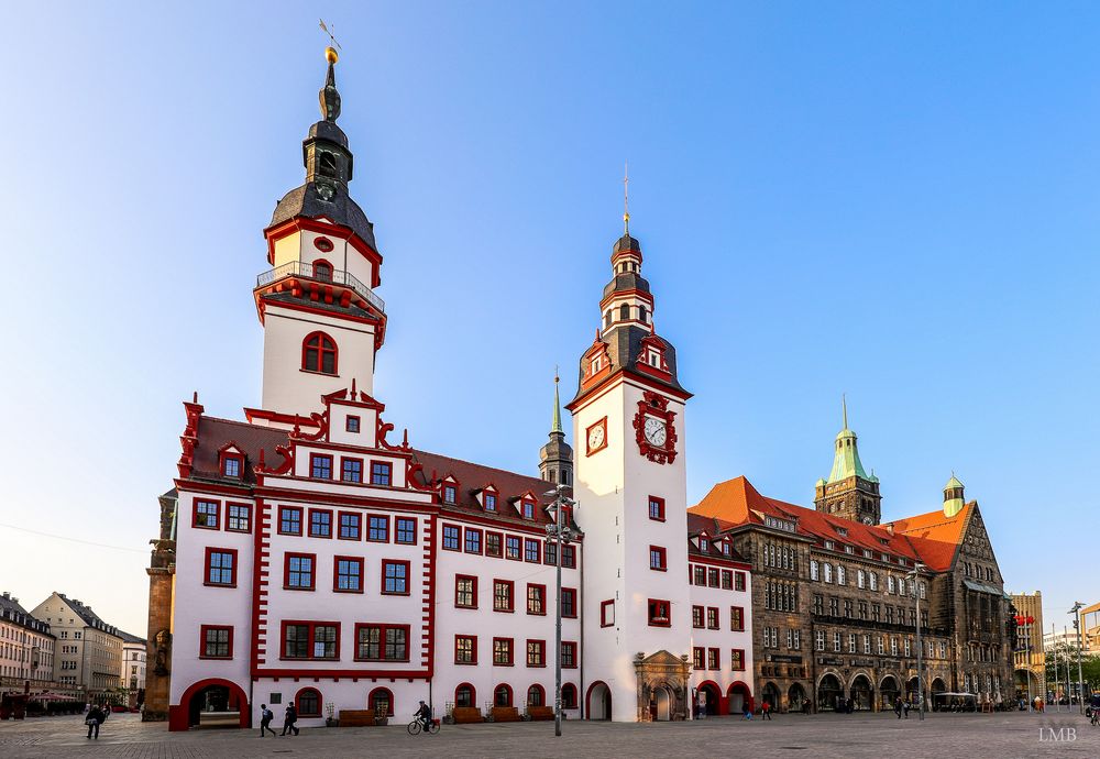 Altes und Neues Rathaus Chemnitz Foto & Bild architektur, deutschland