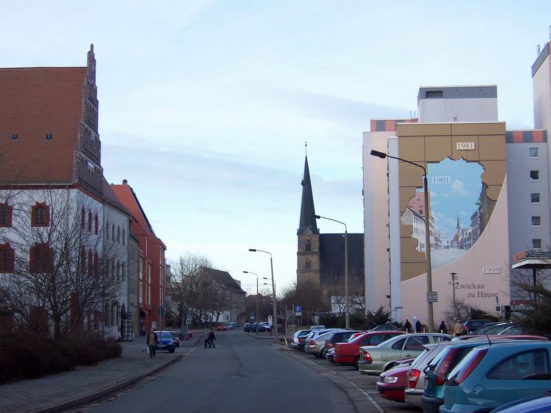 Altes und neues Zwickau - doch ich glaube, ich sehe hier doppelt