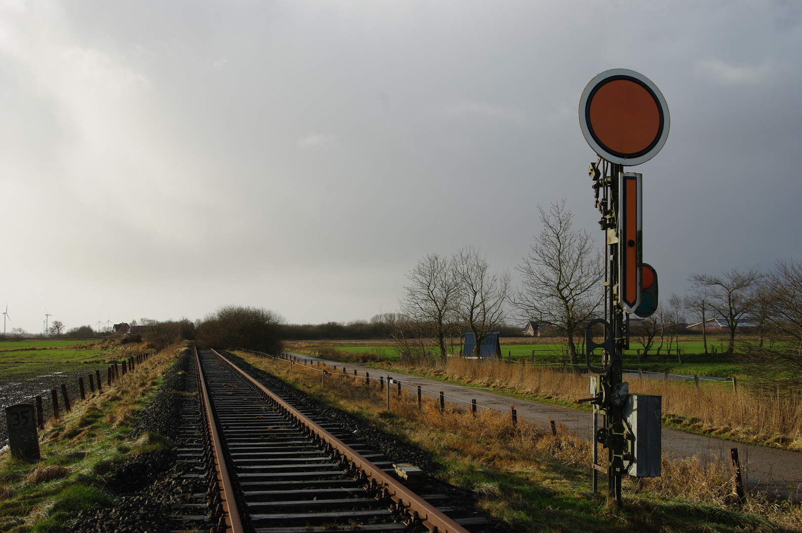 Altes Vorsignal Nähe Niebüll