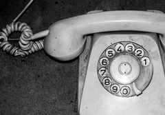 Altes Wählscheiben-Telefon