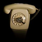 altes Wahlscheibentelefon