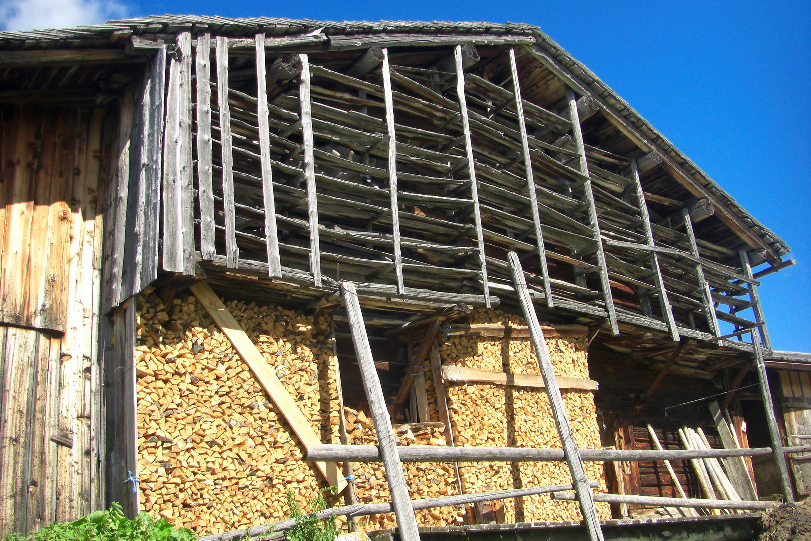 altes Walserhaus in Bürstegg