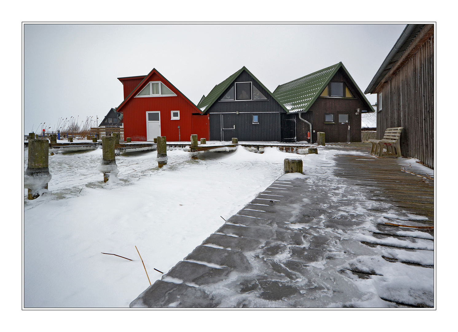 Althäger Hafenwinter