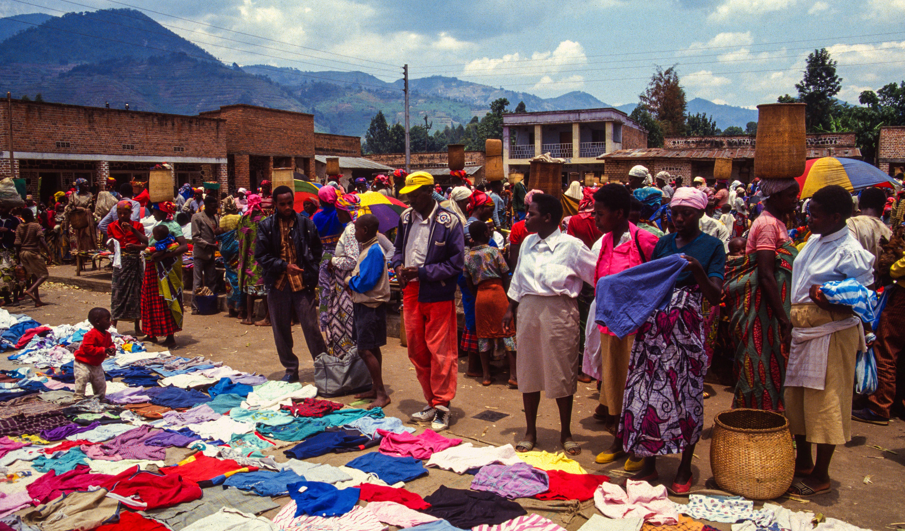 Altkleidermarkt in Ruanda