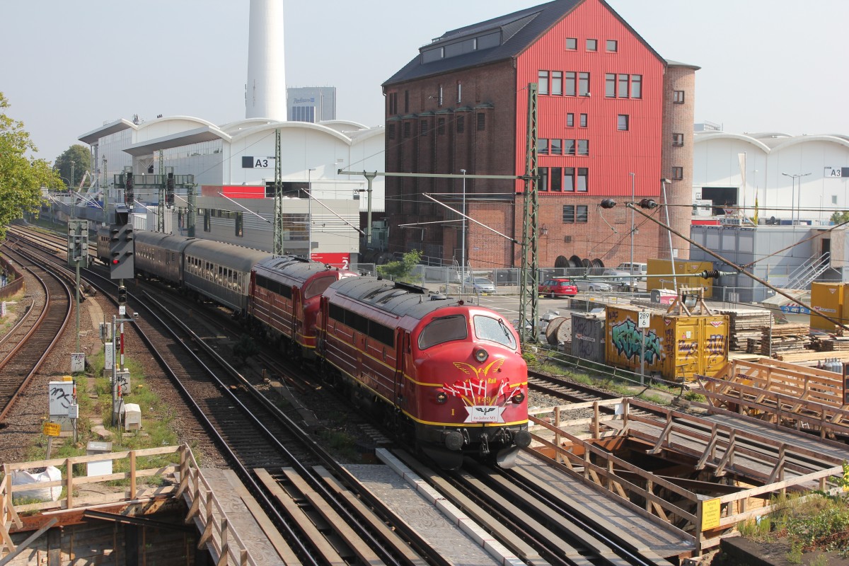 Altmark Rail Noab 1149 & 1155 mit dem IGE Sonderzug nach Odense