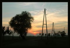 Altmarkwege in der  Dämmerung