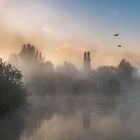 Altmühlsee am frühen Morgen