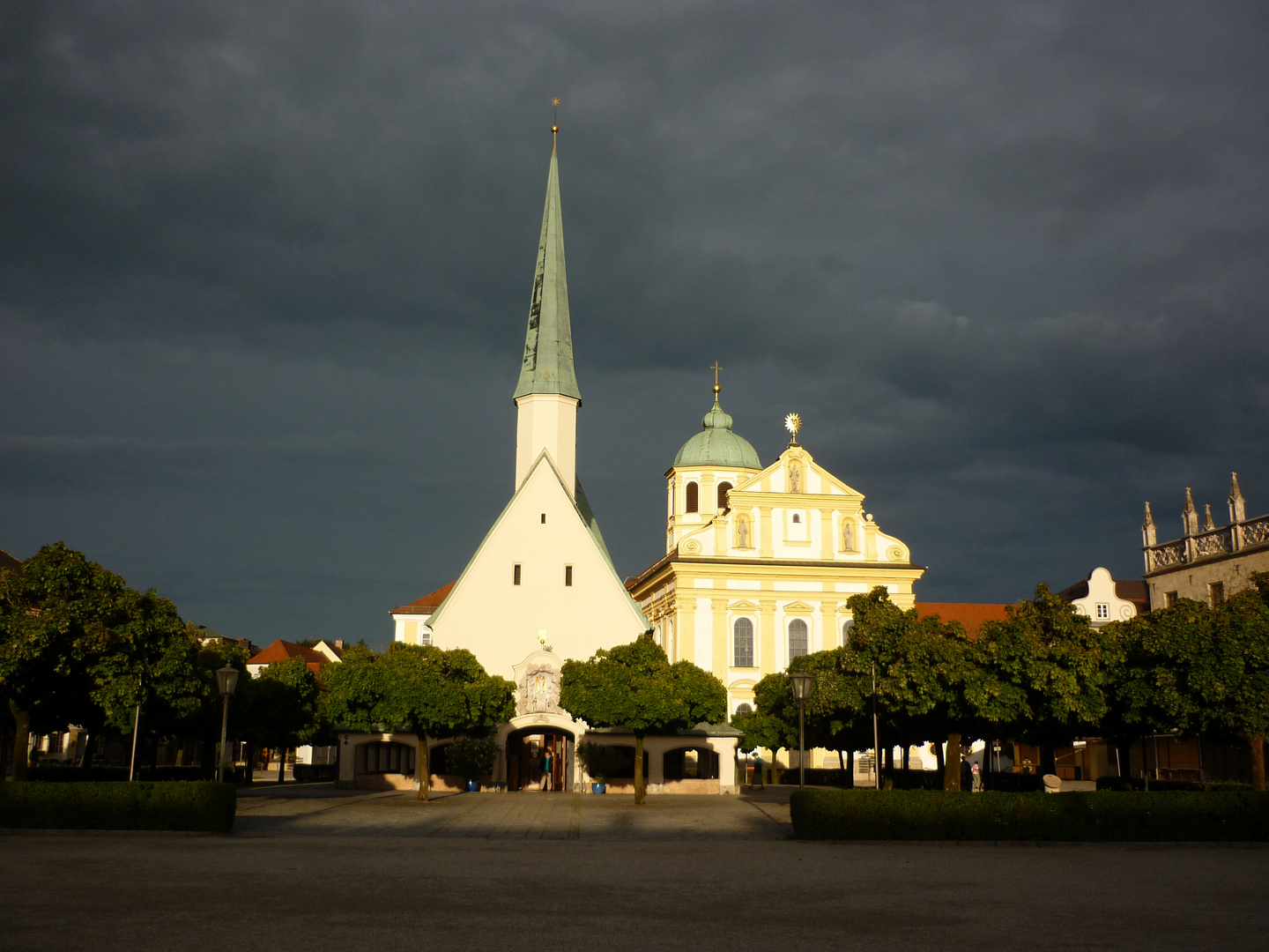 Altötting Maria-Hilf-Kapelle auf der Reise von Chur nach Wien