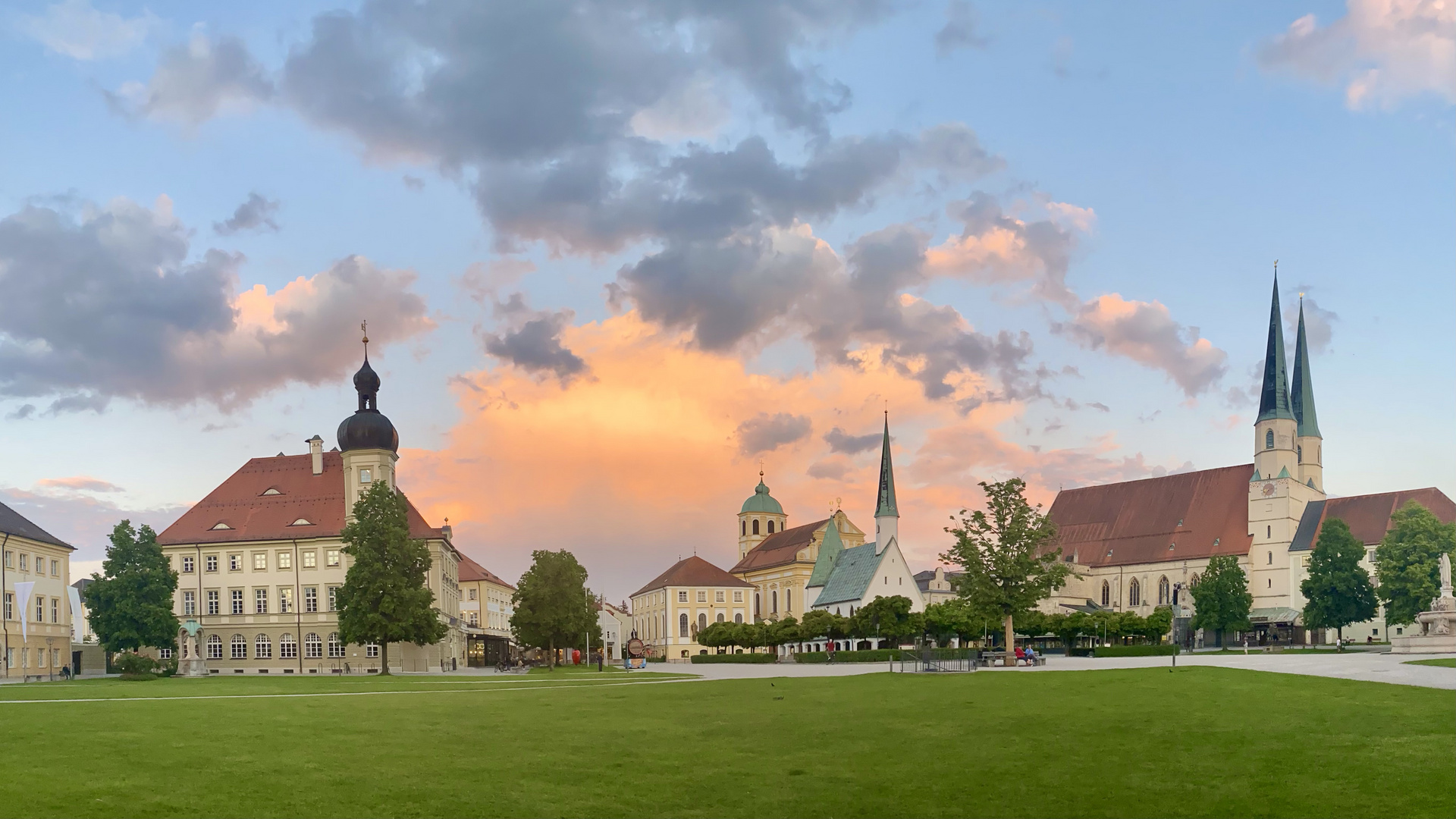 Altötting zur blauen Stunde 