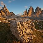 altra versione delle tre cime di lavaredo