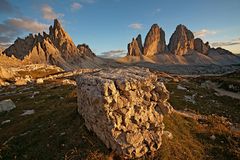 altra versione delle tre cime di lavaredo