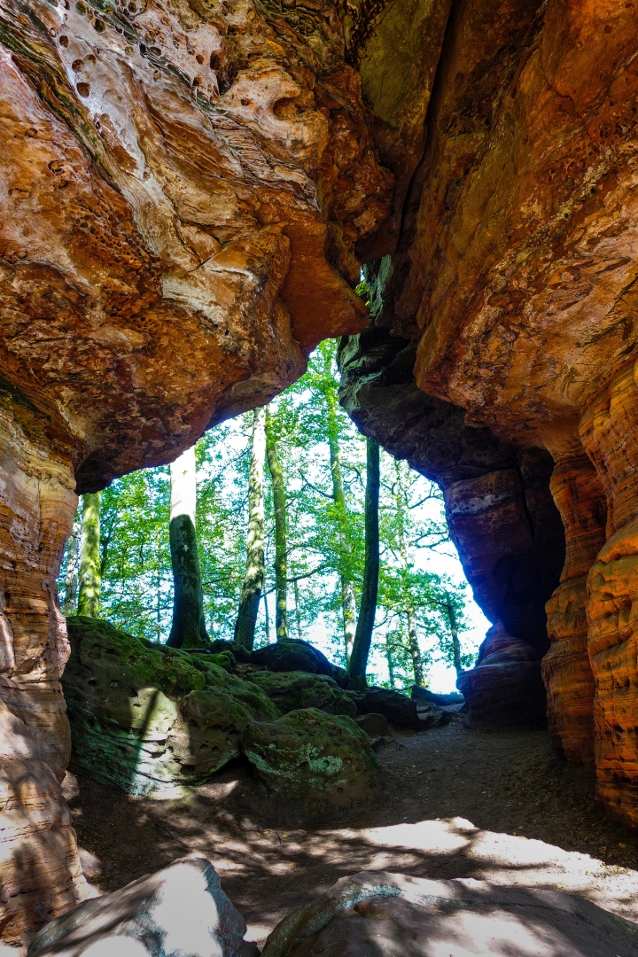 Altschlossfelsen bei Eppenbrunn in der Pfalz