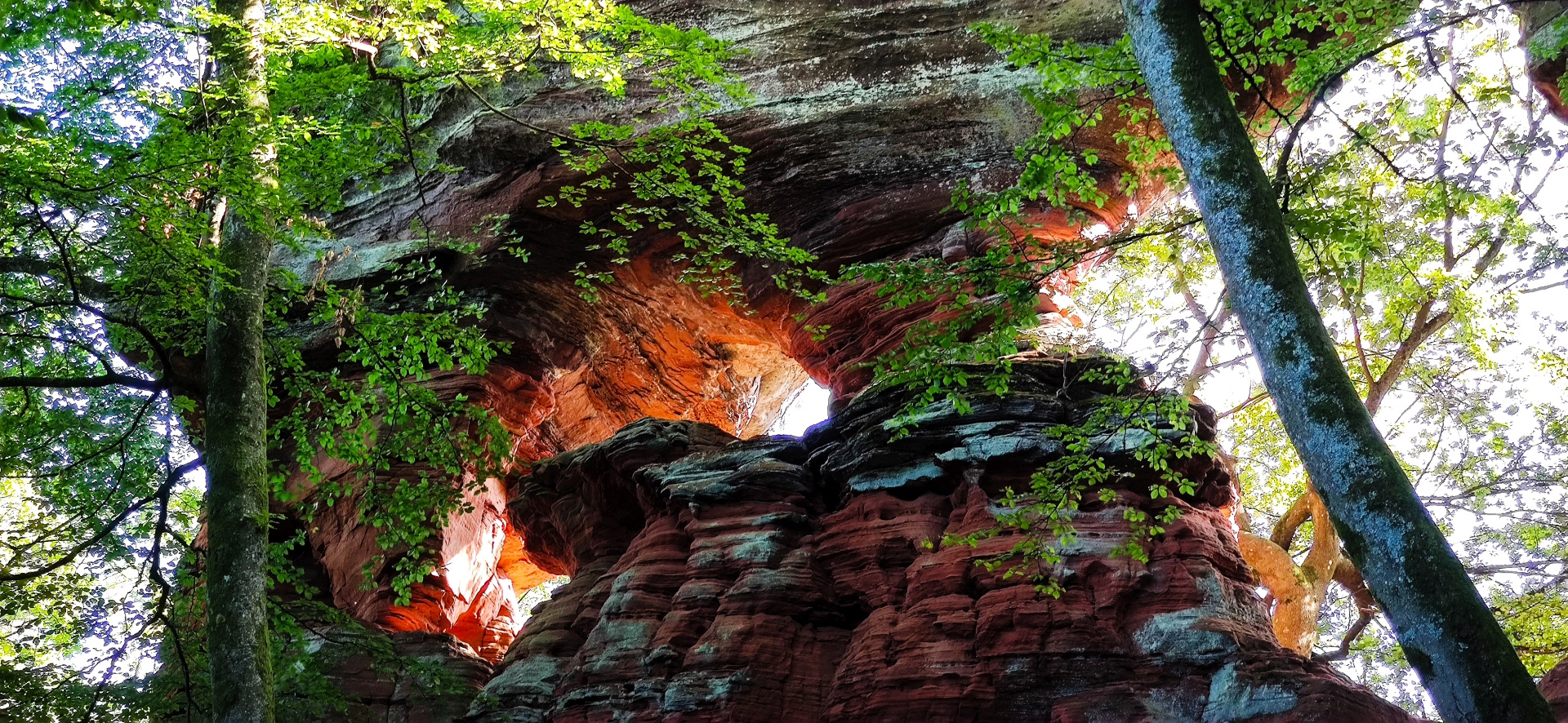 Altschlossfelsen bei Eppenbrunn in der Pfalz