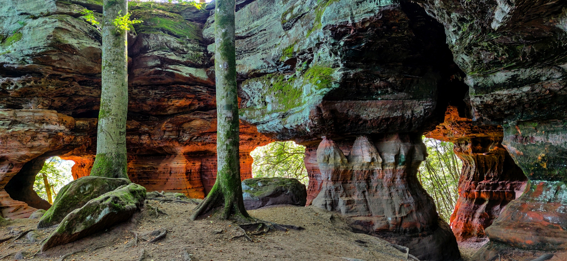 Altschlossfelsen bei Eppenbrunn in der Pfalz