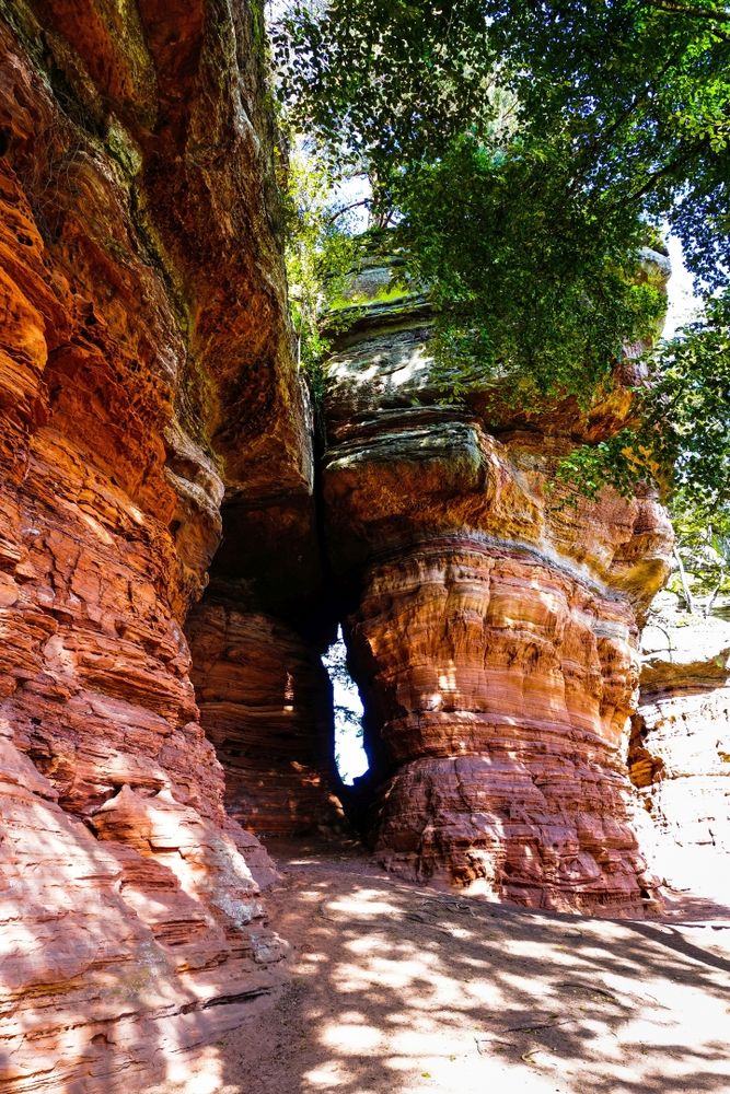 Altschlossfelsen bei Eppenbrunn in der Pfalz