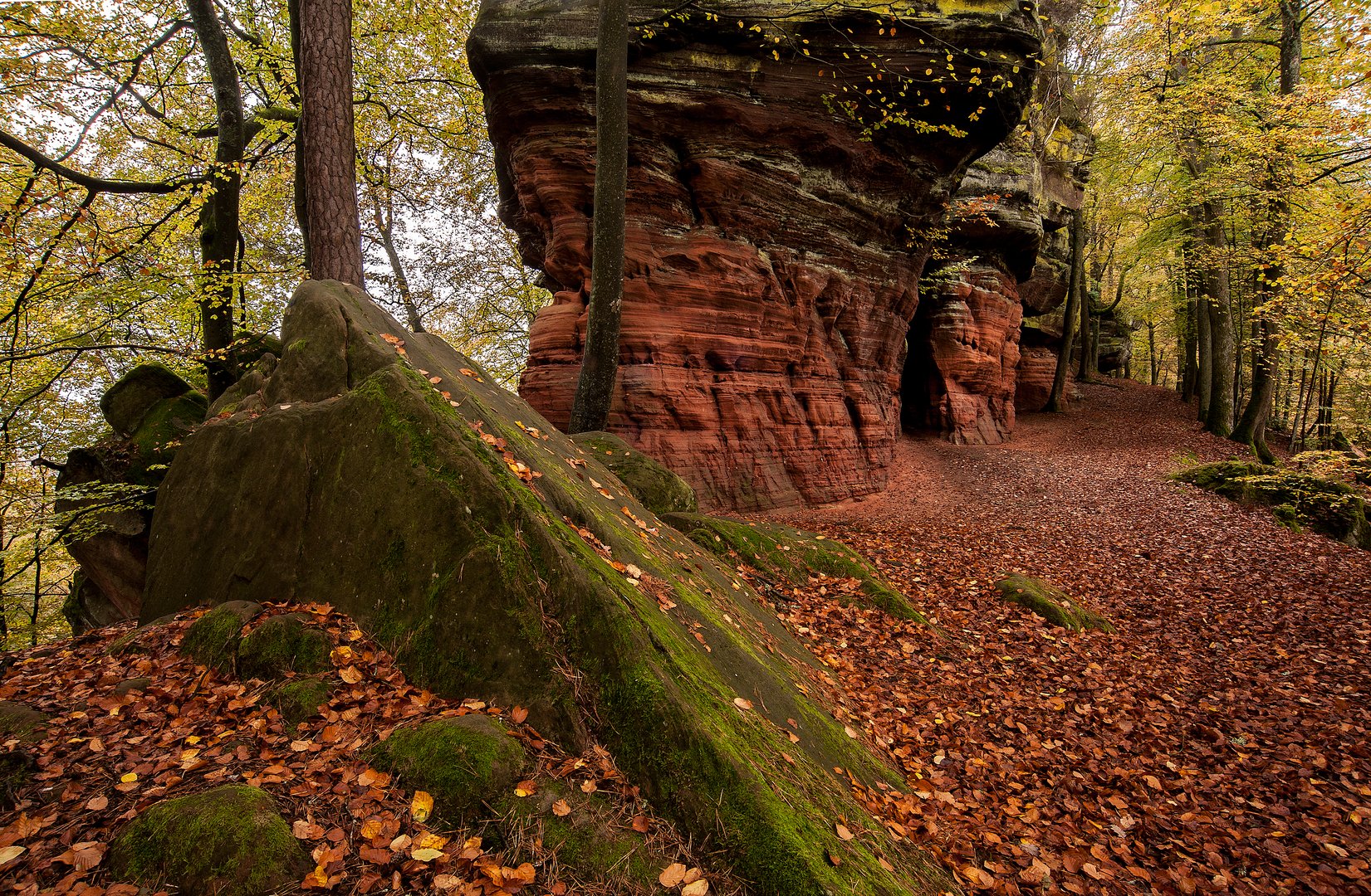 Altschloßfelsen bei Eppenbrunn, Pfälzerwald. Nr. 3