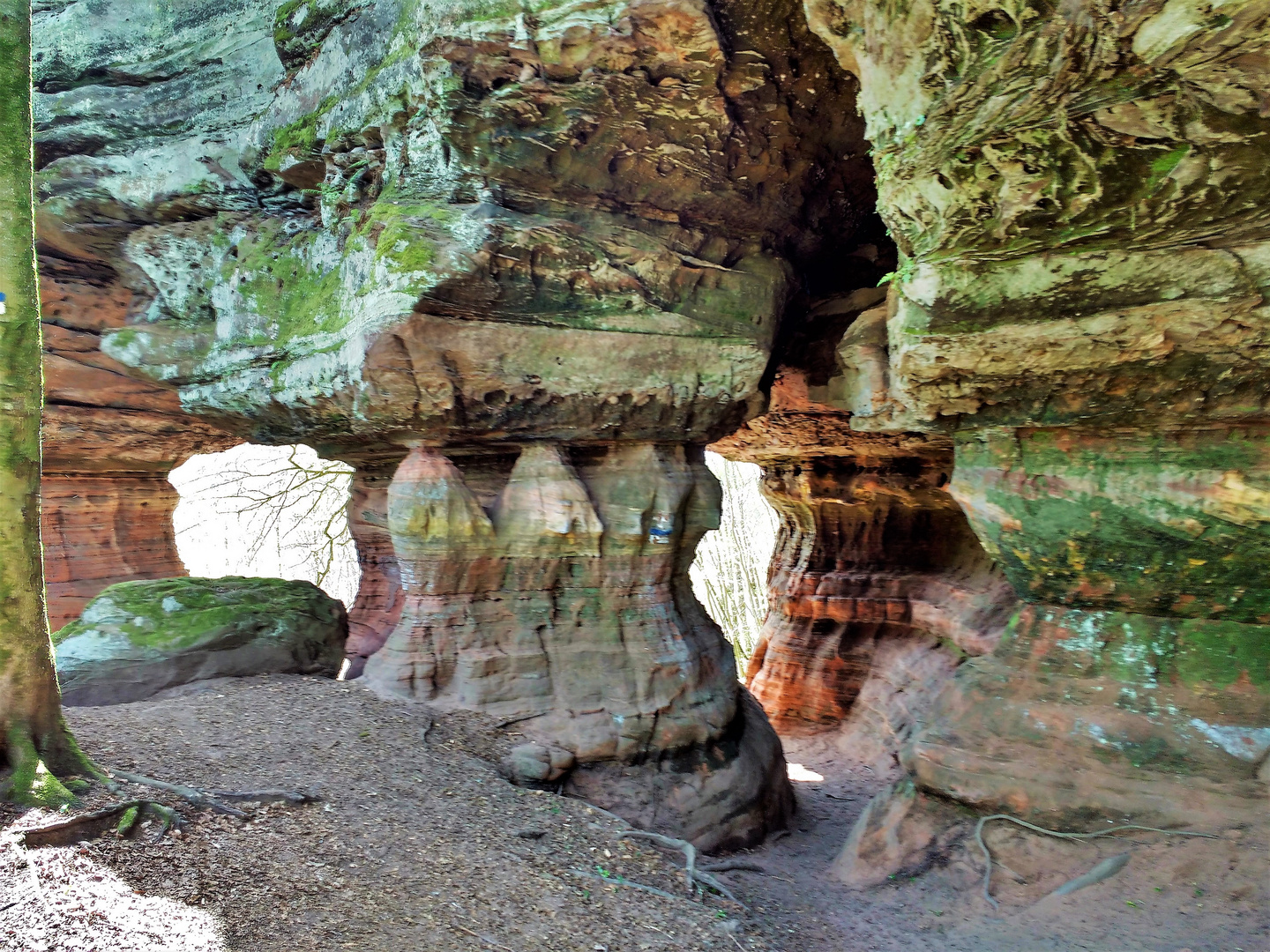 Altschlossfelsen bei Eppenbrunn Pfalz