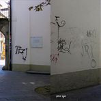 _ Altstadt Aarau - Fussgänger Passage zum Mühlegässli _