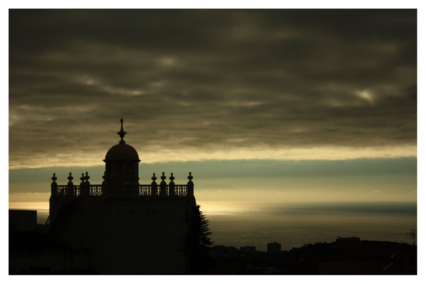 Altstadt bei Unwetter (La Orotava / Teneriffa)