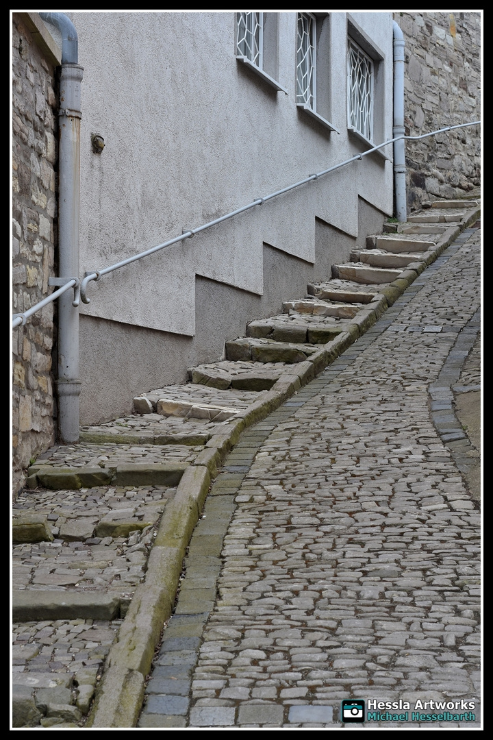 Altstadt, Berggasse - Bernburg.