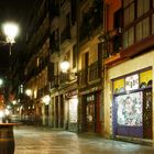 Altstadt Bilbao bei Nacht