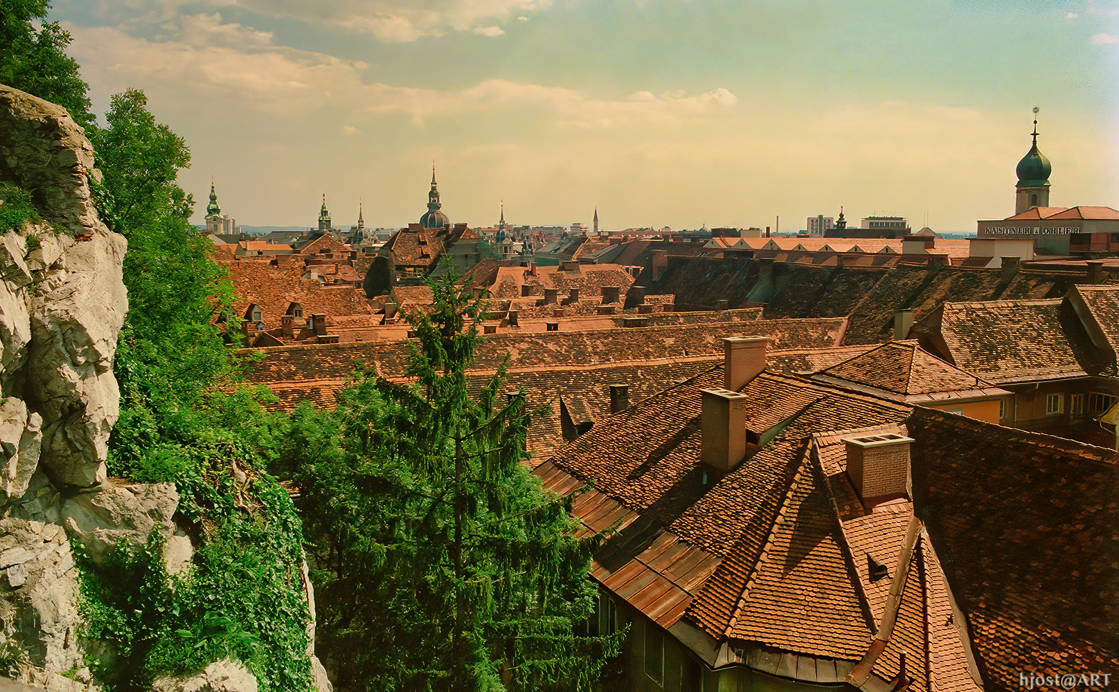 Altstadt Dächer von Graz ...