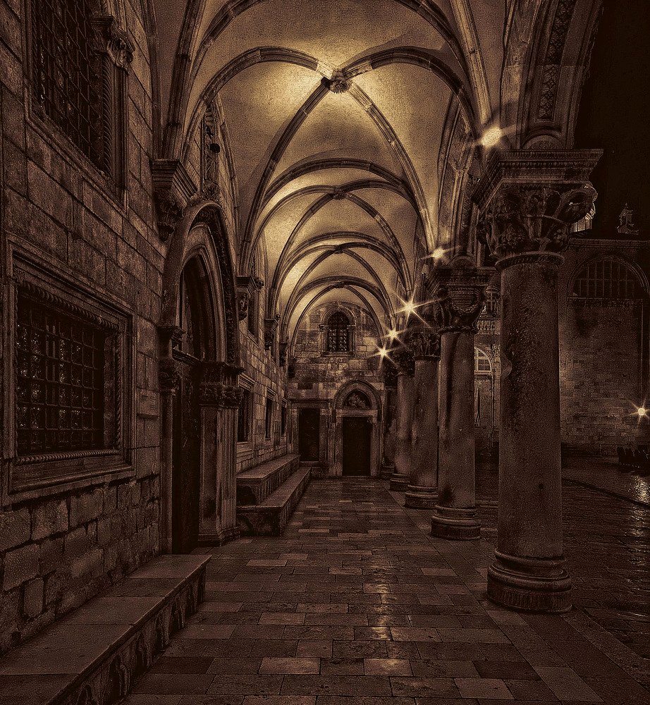Altstadt Dubrovnik - Säulengang 