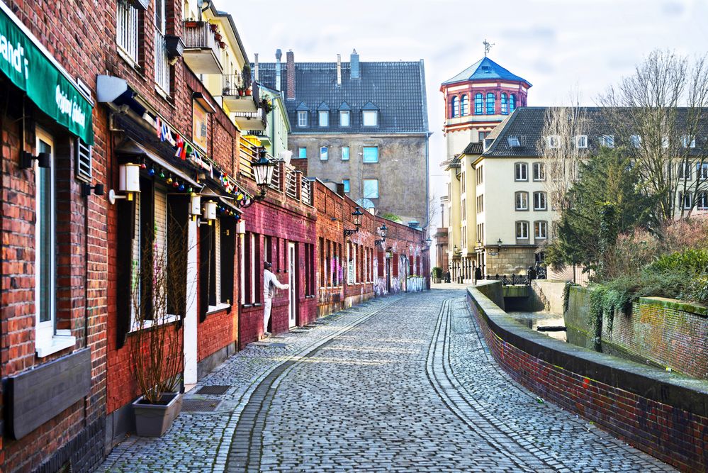 Altstadt Düsseldorf (Hinterhofansicht)