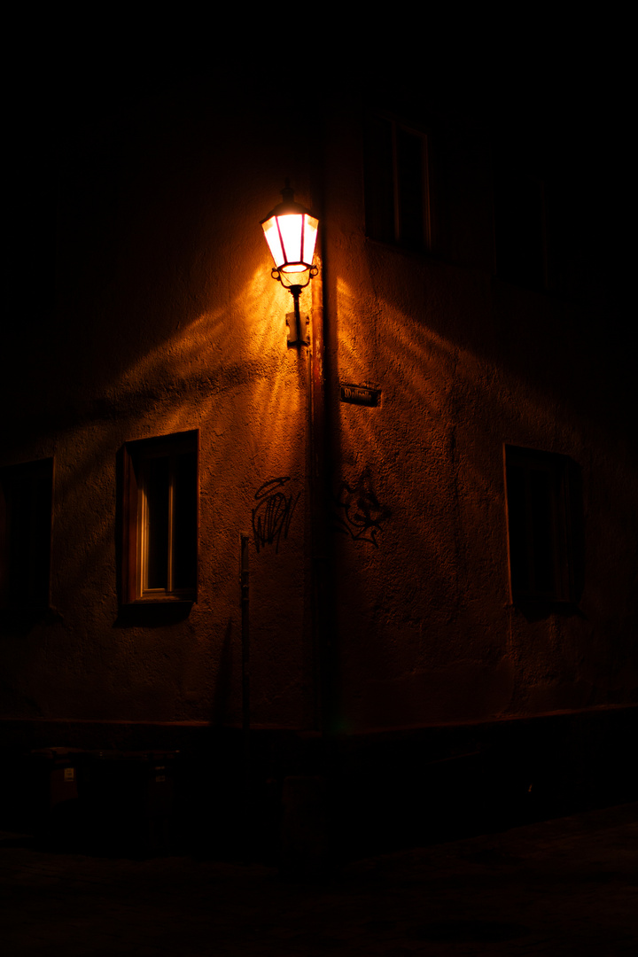 Altstadt Esslingen bei Nacht