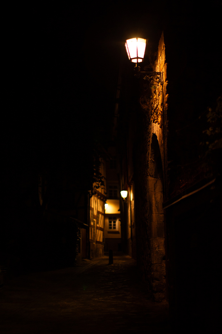 Altstadt Esslingen bei Nacht
