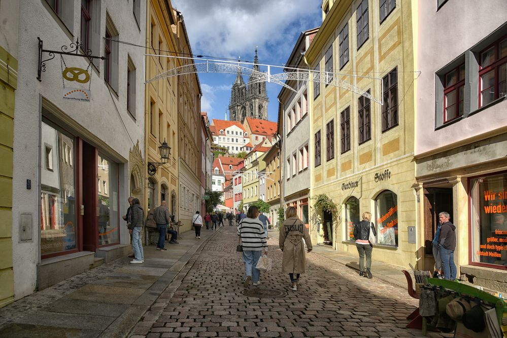 Altstadt Flair Meißen im Herbst