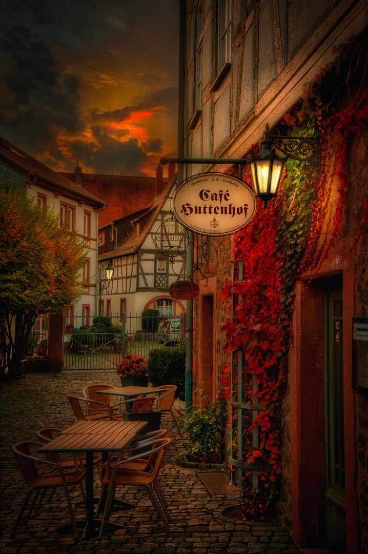 Altstadt Hanau Steinheim Cafe