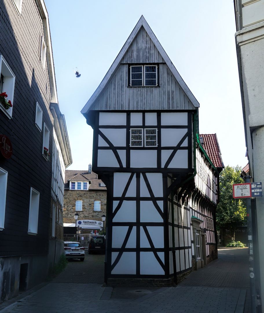 Altstadt Hattingen  - Das Bügeleisenhaus