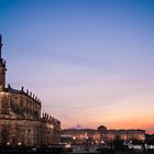 Altstadt - Hofkirche und Zwinger bei Nacht